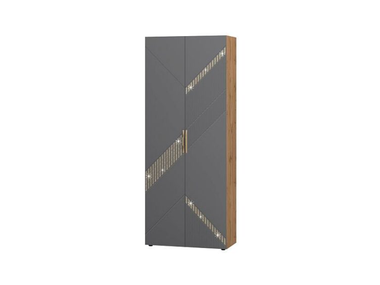 Шкаф для одежды с полками и штангой Монако 402.02