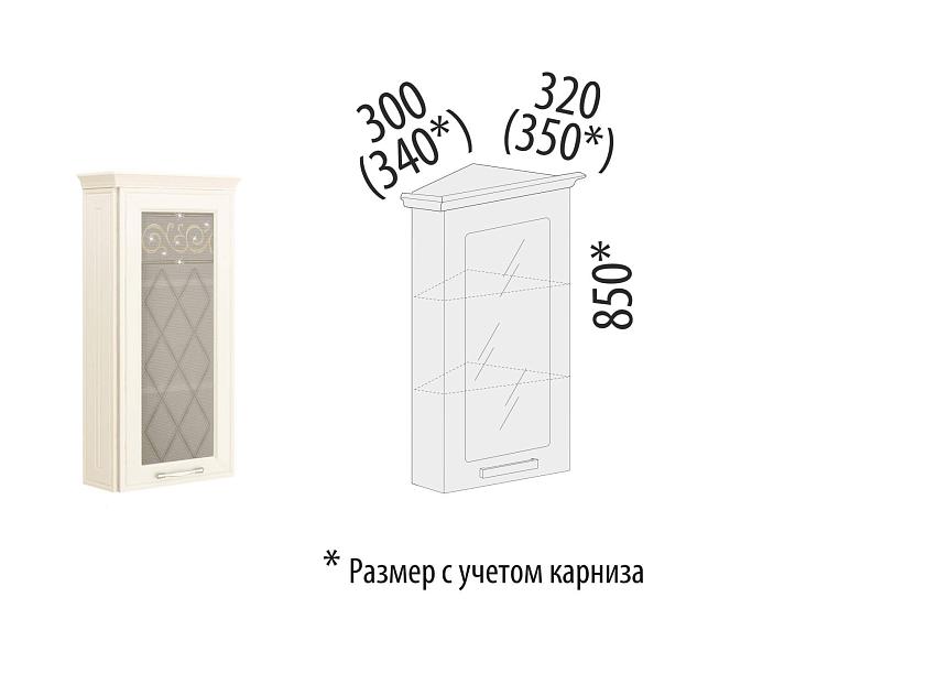 Шкаф кухонный торцевой закрытый (лев/прав) Тиффани 19.16 — изображение 2