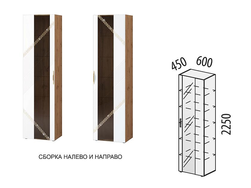 Шкаф-витрина большой (лев/прав) Монако 606.06 — изображение 2