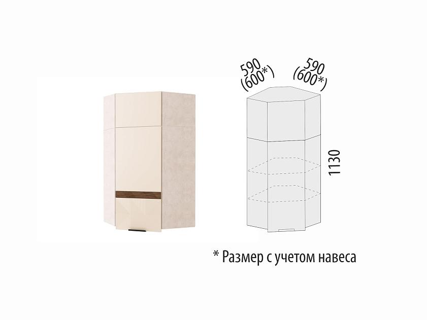 Шкаф угловой кухонный с антресолью Дакота 202 — изображение 2