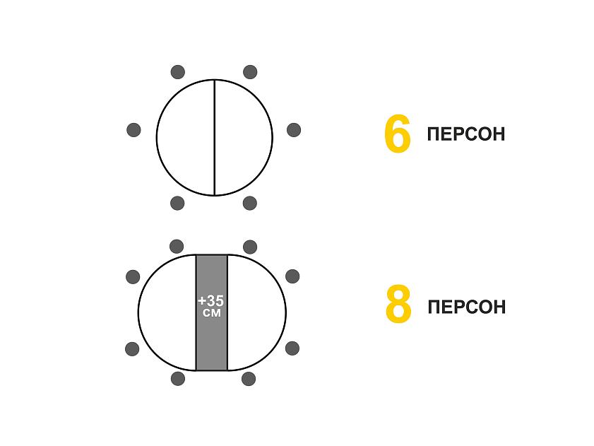 Обеденный стол Орфей 41 Оникс — изображение 3