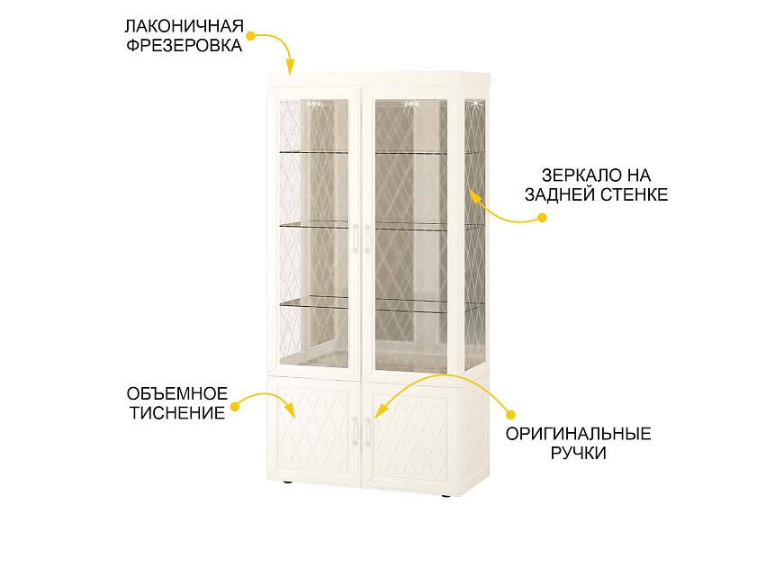 Шкаф-витрина (сервант) двухдверный Тиффани 600.10 — изображение 4