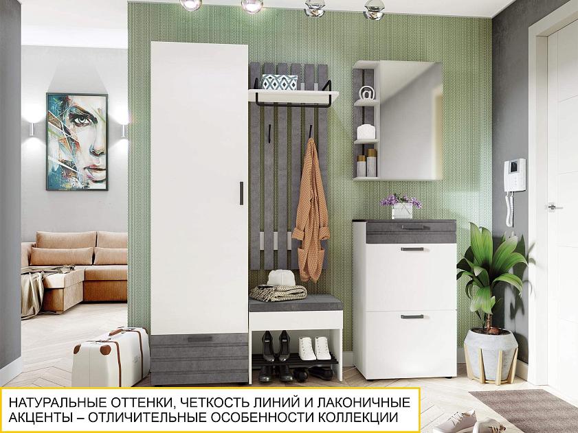 Угловой набор мебели для прихожей Денвер 400 210 — изображение 4
