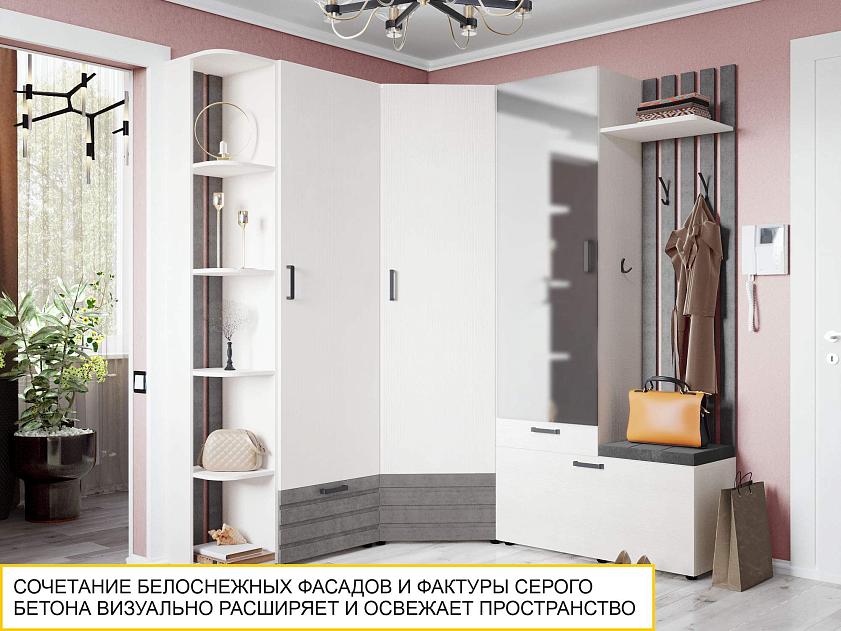 Угловой набор мебели для прихожей Денвер 400 210 — изображение 5
