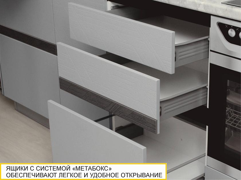 Напольный шкаф (3 ящика с доводчиком Titusoft) Бостон 61 — изображение 6