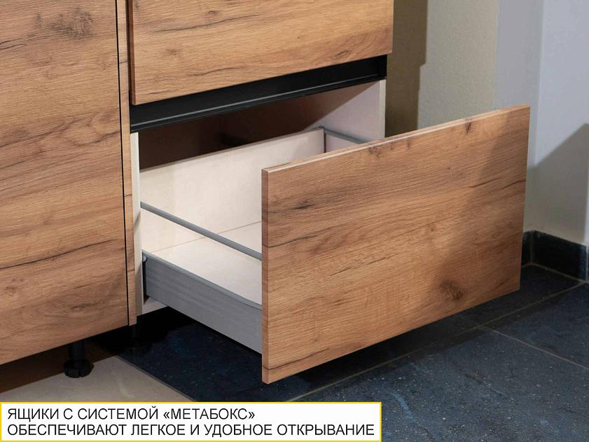 Напольный шкаф (3 ящика с доводчиком Titusoft) Дакота 60 — изображение 6