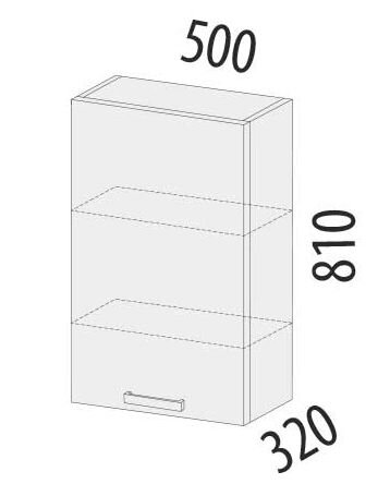 102.10 Шкаф (лев/прав) 500