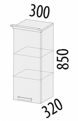 19.07 Шкаф 30х32х85
