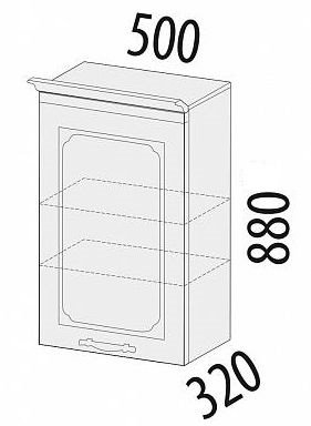 23.10 Шкаф 50х32х88