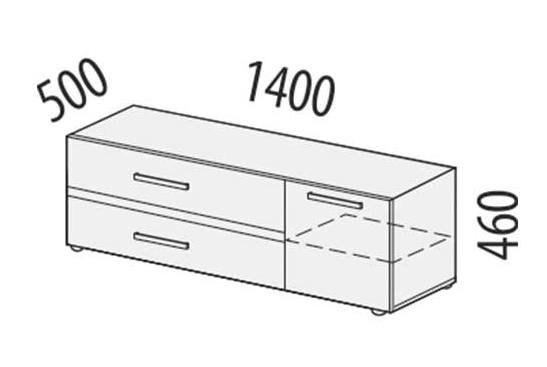 66.01 Тумба Фреска 1400