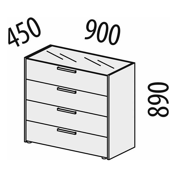 Комод Монако 902.18
