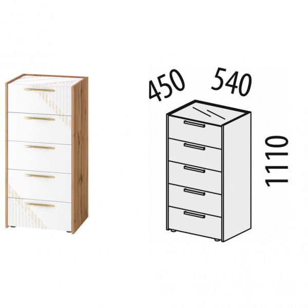 Комод Монако 903.19
