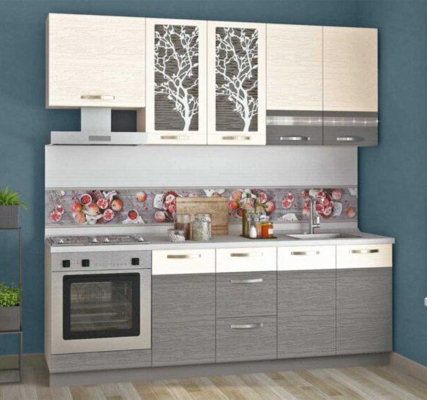 Графит 21 кухонный гарнитур 2200