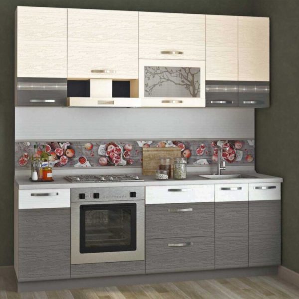 Графит 22 кухонный гарнитур 2200