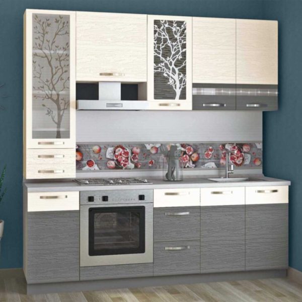 Графит 24 кухонный гарнитур 2200