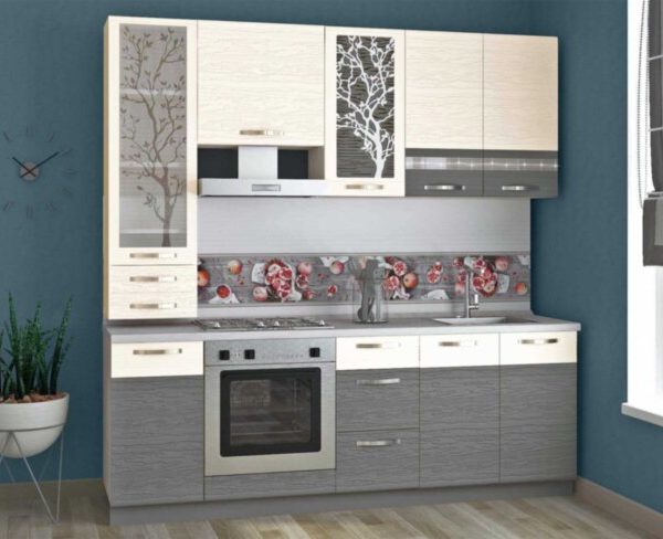 Графит 24 кухонный гарнитур 2200