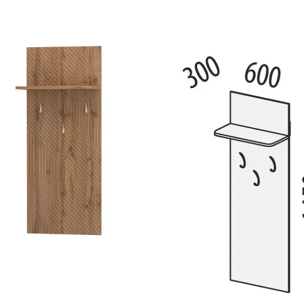 Панель с крючками Монако 402.24