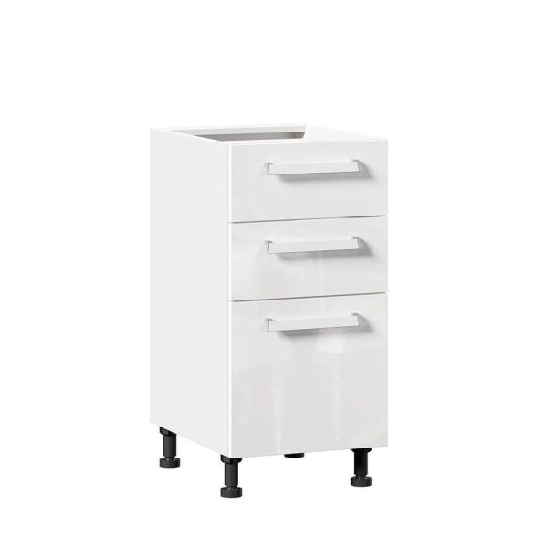 Кухонная тумба Герда 400 с 3-мя ящиками (4) 272.115.000 (Белый)