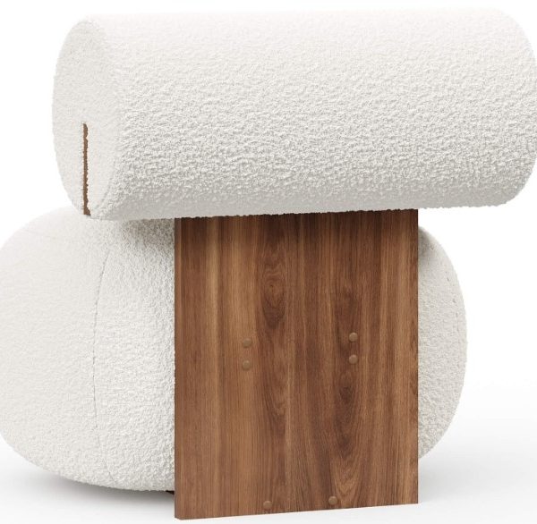 Кресло для отдыха Осло (Дуб Кастелло/Зеленый, ткань Barni dusty green)