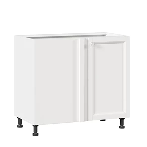 Кухонная тумба Флоренция 800 2 ящика (Белый/Серый камень) ЛД 580.150.000.057