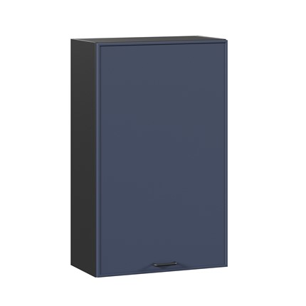Кухонный шкаф высокий 600 Индиго ЛД 298.450.000.154, Чёрный/Тёмно-синий