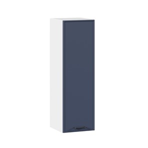 Шкаф кухонный высокий 300 Индиго ЛД 298.410.000.108, Белый/Тёмно-синий