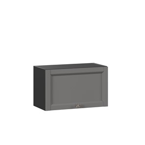 Шкаф кухонный Джулия ЛД 284.300.000.057 антресоль 600 (Чёрный/Белый)