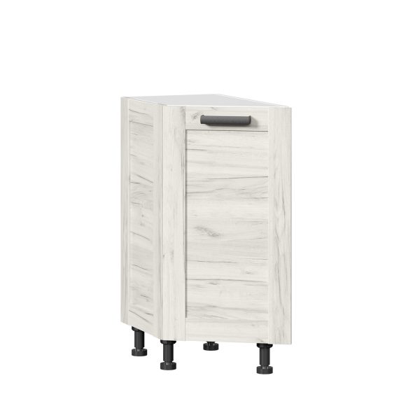 Тумба 350 окончание Винченца ЛД 234.220.000.013, Белый/Дуб Крафт белый