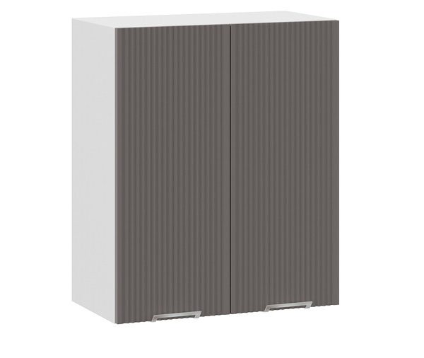 Шкаф навесной c двумя дверями «Кимберли» — 1В6 Белый, Муссон