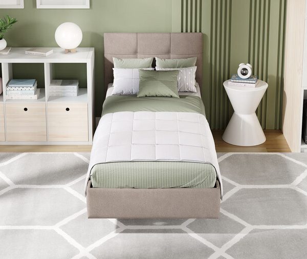 Кровать без ПМ «Элис» Тип 1 (без подъемного механизма) Велюр ultra cashmere