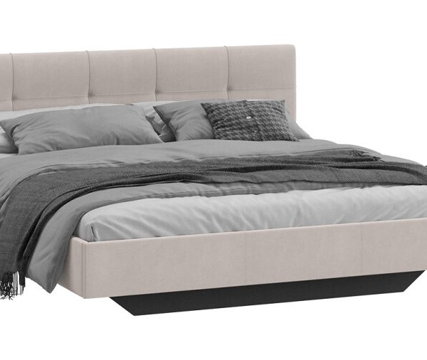 Кровать без ПМ «Элис» Тип 1 (без подъемного механизма) Исп.2 Велюр ultra cashmere