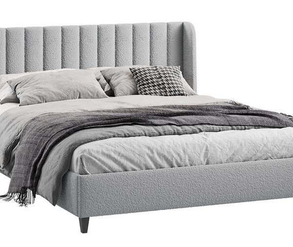 Кровать с ПМ «Шанель» (с подъемным механизмом) Экомех BravoASH Lite Grey