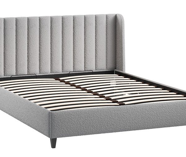 Кровать с ПМ «Шанель» (с подъемным механизмом) Экомех BravoASH Lite Grey
