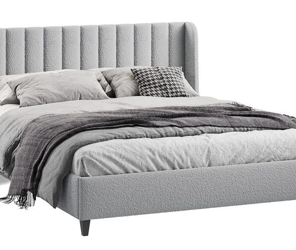 Кровать с ПМ «Шанель» (с подъемным механизмом) Экомех BravoASH Lite Grey