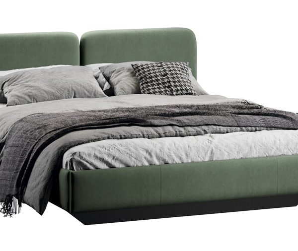 Кровать «Флори» Тип 1 (1600) Велюр Ultra Olive