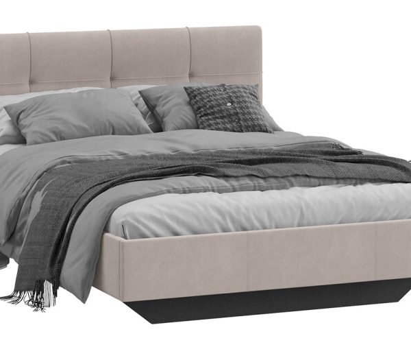 Кровать без ПМ «Элис» Тип 1 (без подъемного механизма) Исп.2 Велюр ultra cashmere