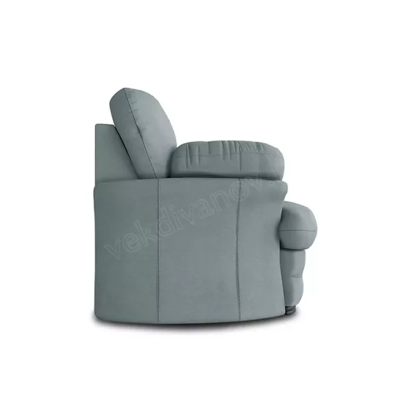 Прямой диван Квин 6 БД без мех. Newtone aqua blue