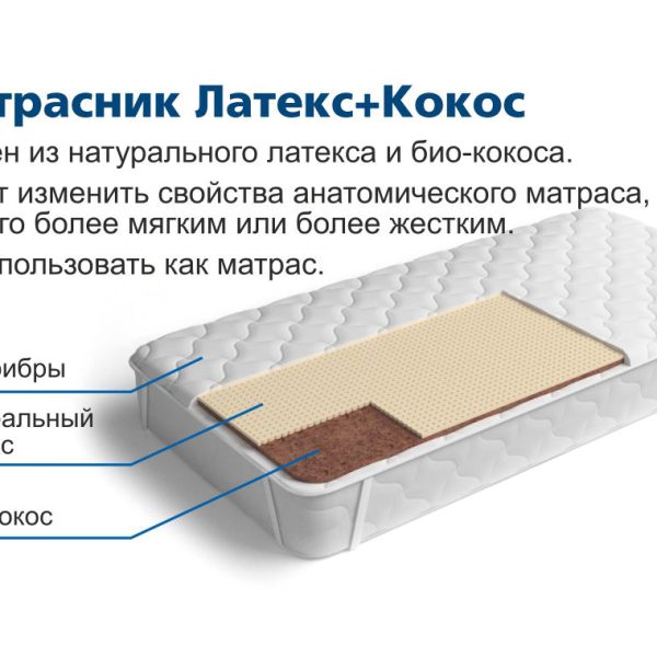 Наматрасник Латекс-кокос