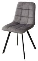 Стул CHILLI SQUARE PK6015-02 (VBP202) античный темно-серый, велюр
