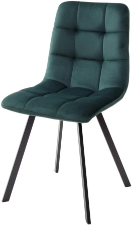 Стул CHILLI SQUARE BLUVEL-78 GREEN зеленый, велюр, М-City
