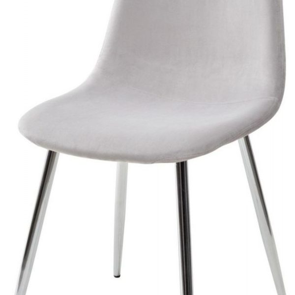 Стул PESCARA UF910-02 LIGHT GREY, велюр М-City