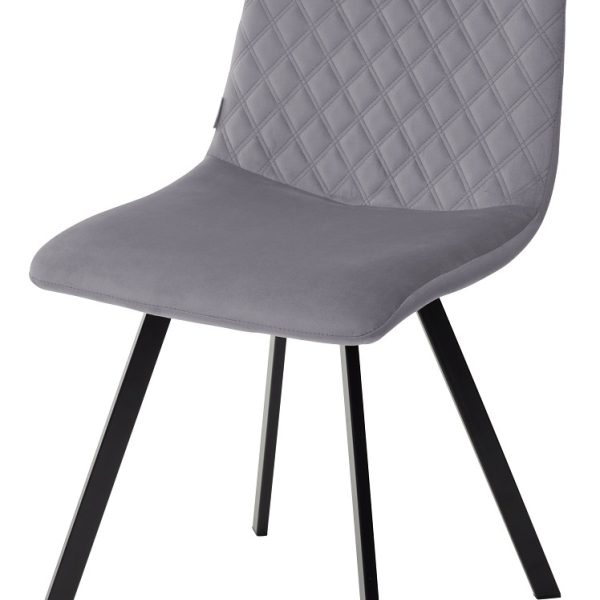 Стул DAIQUIRI BLUVEL-14 GREY, велюр М-City