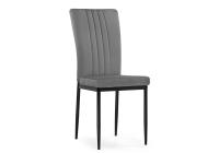 Стул на металлокаркасе Rek dark gray (серый) / black