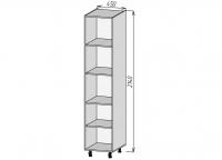 Кухонный корпус ПП450х2140мм (2уп)