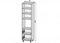 Кухонный корпус ПДЯ600х2380 (4уп)