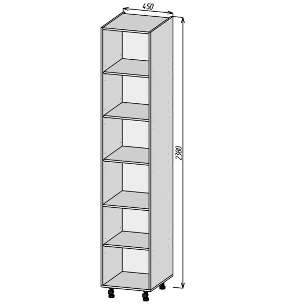 Кухонный корпус ПП450х2380 (3уп)