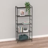 Стеллаж «Валенсия 25» (VALENCIA 25 Shelf rack) (Черный) 65,5 х 30 х 155,5 см