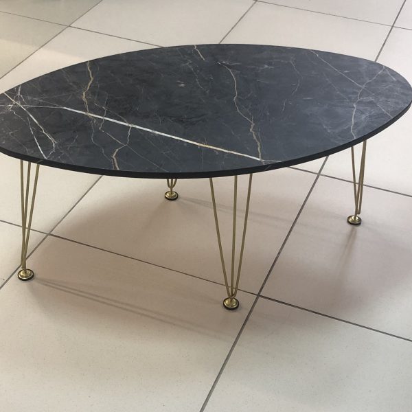 Журнальный столик Колорадо 1100х650х450 золото