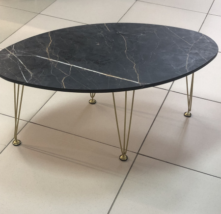 Журнальный столик Колорадо 1100х650х450 золото