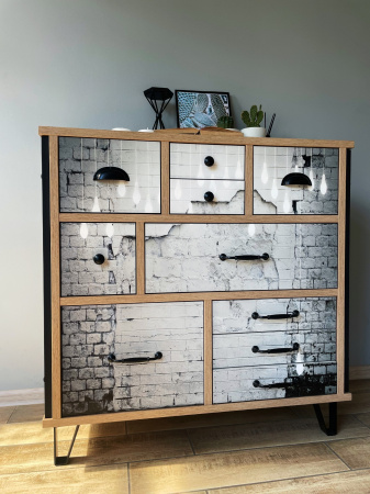 Комод Арбат Самдал/кирпичики 900х460х920